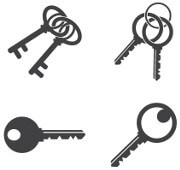 In addition to multiple sets of keys, the box can hold passports and small items